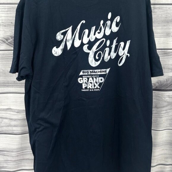 INDY CAR BIG MACHINE MUSIC CITY GRAND PRIX T SHIRT Unisex L NASHVILLE NAVY - Picture 2 of 10